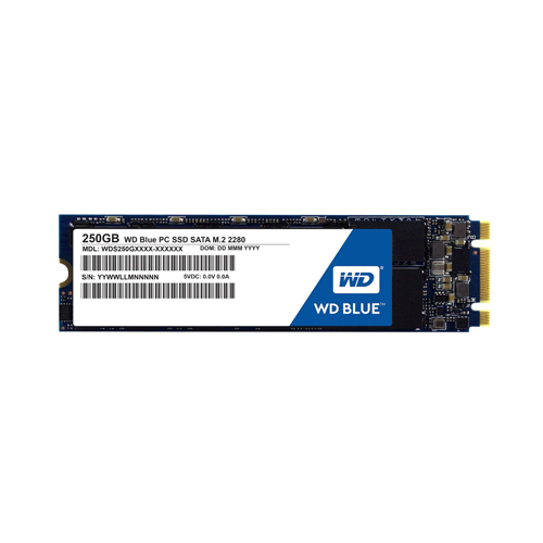 WESTERN DIGITAL BLUE M.2 2280 250GB - M2 SATA3 SSD