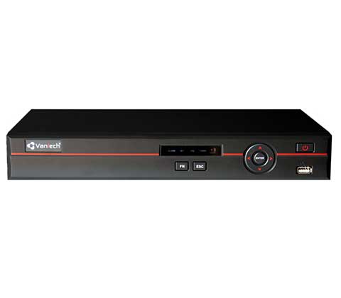 Vantech VP-450CVI 4 kênh HD 1080P, 1 sata, Cloud P2P, ngõ ra xem hình HDMI & VGA (iDMSS)