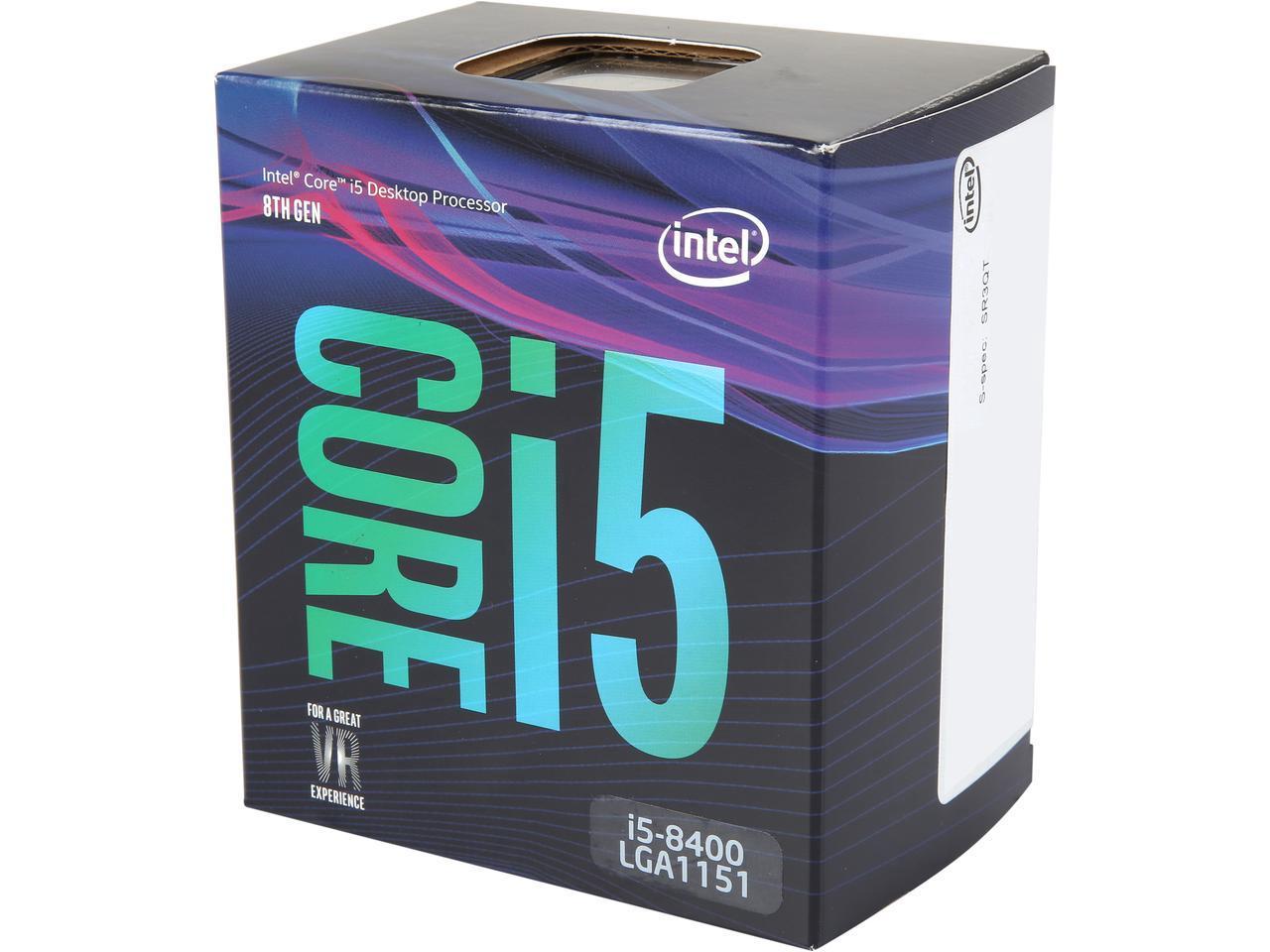 Intel Core i5-8400 Coffee Lake 6-Core 2.8 GHz (4.0 GHz Turbo) LGA 1151v2
