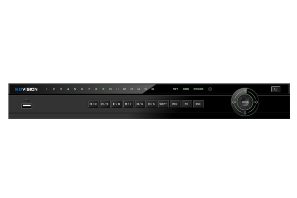 Đầu ghi IP KBVISION KX-4K8232N2 32 kênh HD 8MP, 2 SATA, HDMI/VGA,Onvif